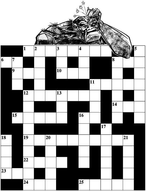 Crossword grid - 29k jpeg