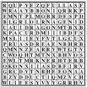 wordsearch puzzle