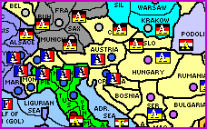 The three way border between Germany, France and Germany in 2008